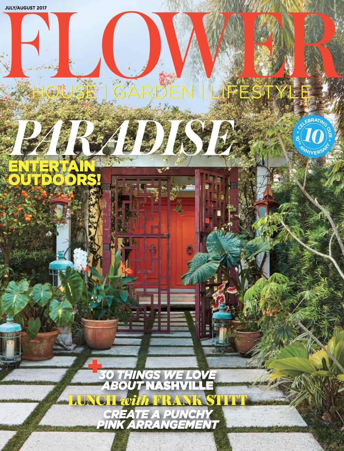 Flower Magazine Cover Photography