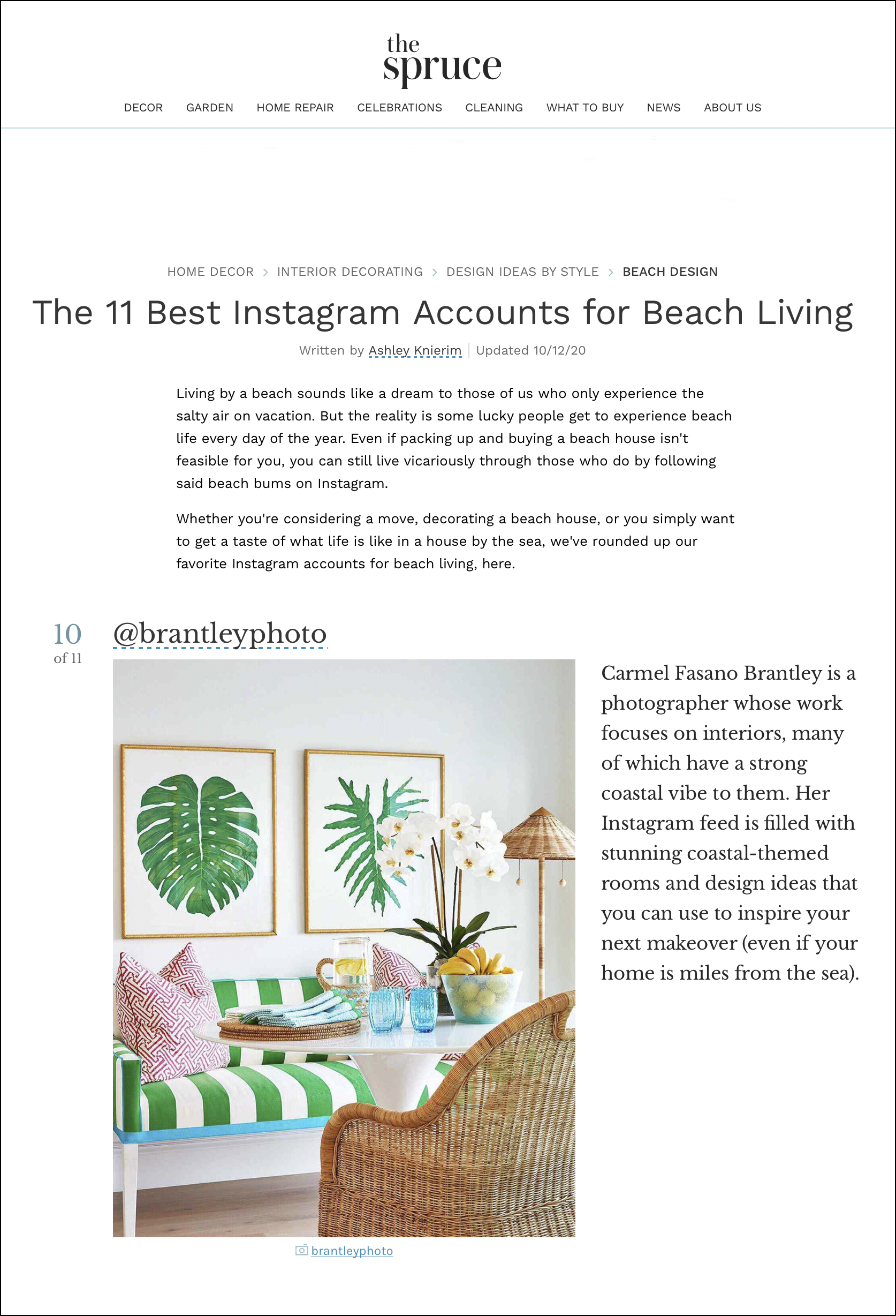The Spruce Instagram Guide